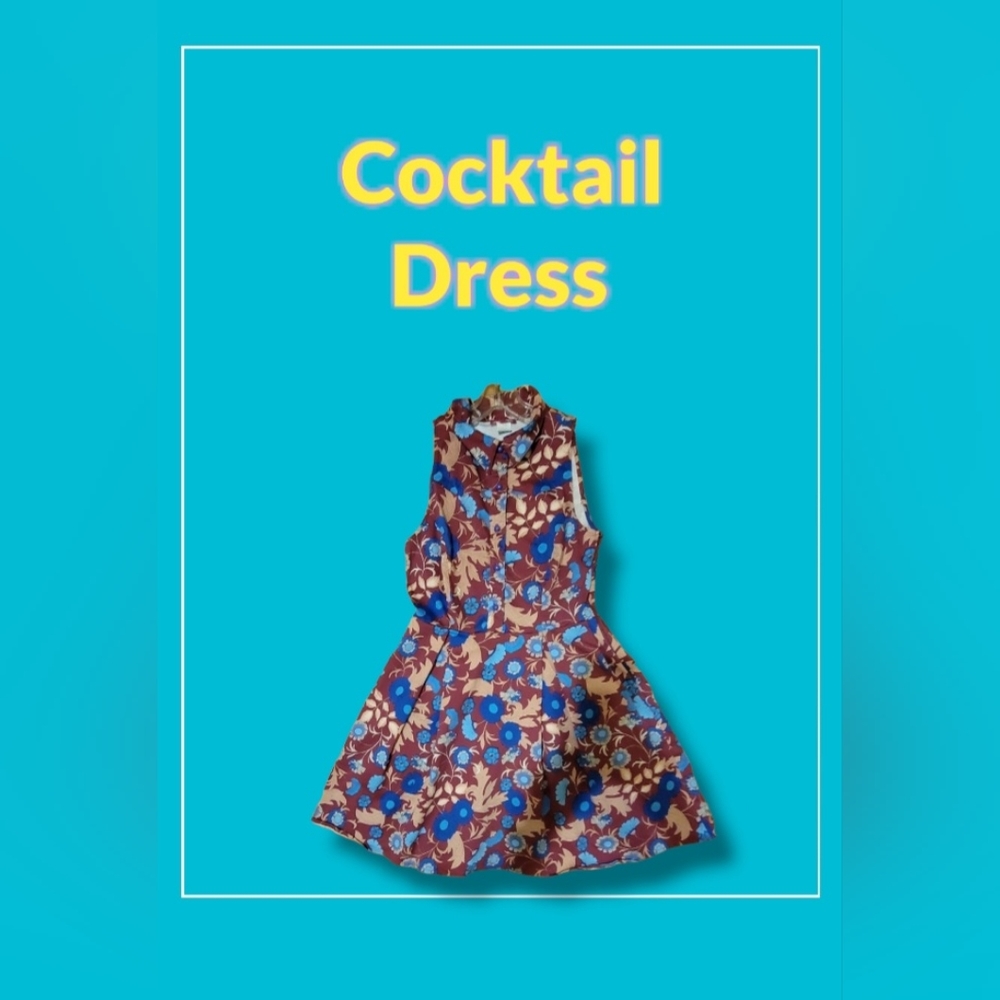 Pretty Cocktail Dress with flowers
